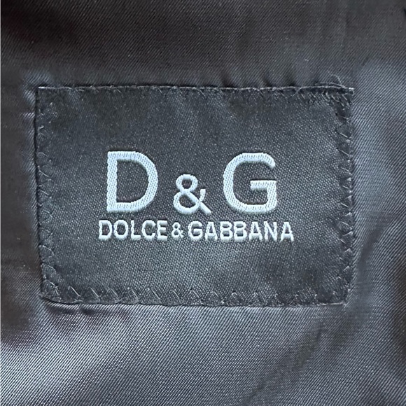 DOLCE & GABBANA Luxurious Charcoal Check Sport Coat - 42R - Picture 5 of 13